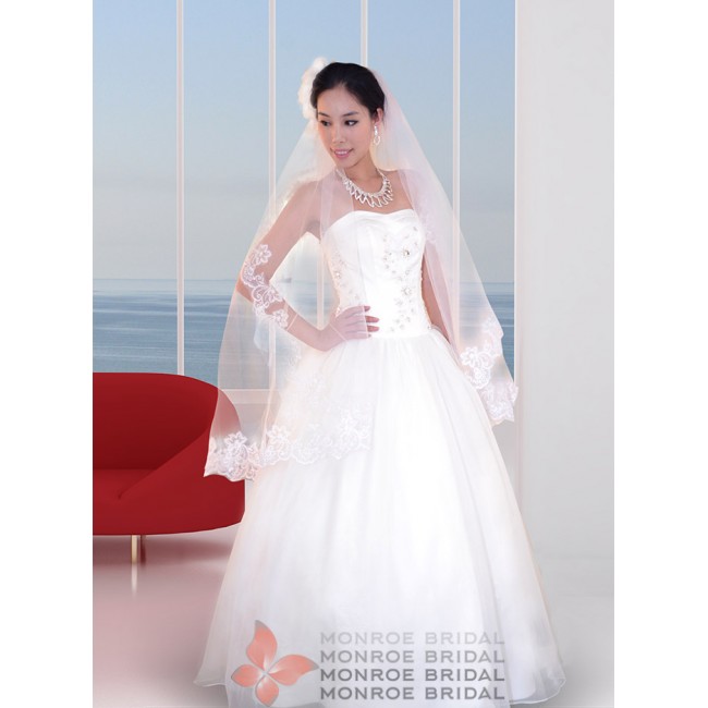Colleen - Strapless Sweetheart Wedding Dress